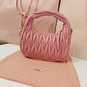 Fortok MiuMiu Wander Matelassé Shoulder Bag Pink 23x13x7cm - 6