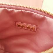 Fortok MiuMiu Wander Matelassé Shoulder Bag Pink 23x13x7cm - 4