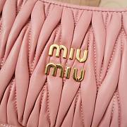 Fortok MiuMiu Wander Matelassé Shoulder Bag Pink 23x13x7cm - 2