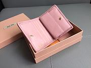 Fortok MiuMiu Pocket Wallet Pink 8x11cm - 3