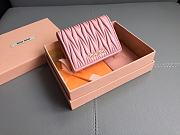 Fortok MiuMiu Pocket Wallet Pink 8x11cm - 5