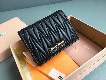 Fortok MiuMiu Pocket Wallet Black 8x11cm