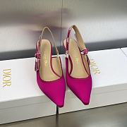 Fortok Dior J’Adior Slingback Pump Pink  - 1