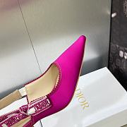 Fortok Dior J’Adior Slingback Pump Pink  - 4