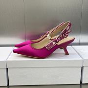 Fortok Dior J’Adior Slingback Pump Pink  - 5