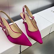 Fortok Dior J’Adior Slingback Pump Pink  - 6