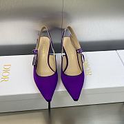 Fortok Dior J’Adior Slingback Pump Purple - 1