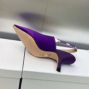 Fortok Dior J’Adior Slingback Pump Purple - 6