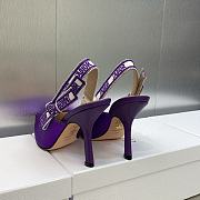 Fortok Dior J’Adior Slingback Pump Purple - 4