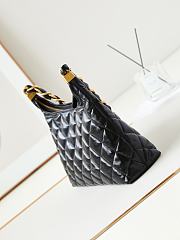 Fortok Chanel 24A Hobo Bag Black AS4923 29x32x10cm - 5