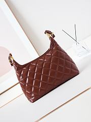 Fortok Chanel 24A Hobo Bag Brown AS4923 29x32x10cm - 5