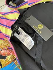 Fortok Versace One Piece Swimsuit Blue - 5