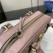 Fortok Gucci GG Marmont Small Top Handle Bag in Pink 795199 25.5x15.5x6.5cm - 4