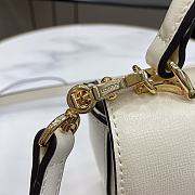 Fortok Gucci Horsebit 1955 Mini Top Handle Bag White 781387 18x15x6.5cm - 5