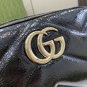 Fortok Gucci GG Marmont Small Shoulder Bag Black Patent Leather 802448 24x13x7cm - 2