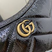 Fortok Gucci GG Marmont Shoulder Bag Black Patent Leather 777263 17x26x4cm - 2