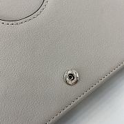 Fortok Gucci GG Marmont Chain Wallet Grey Two-toned Double G 790060 12.5x20x4cm - 5