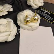 Fortok Chanel Pearl Hook Earrings - 2