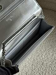 Fortok Chanel 21SS Woc Chain Bag Silver 19.5x12x3.5cm - 4
