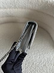 Fortok Chanel 21SS Woc Chain Bag Silver 19.5x12x3.5cm - 3