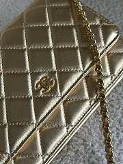 Fortok Chanel 21SS Woc Chain Bag Gold 19.5x12x3.5cm - 3