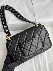 Fortok Chanel 24P Thick Chain Bag Black 23x15x5cm - 6
