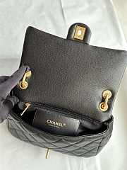 Fortok Chanel 24P Thick Chain Bag Black 23x15x5cm - 5