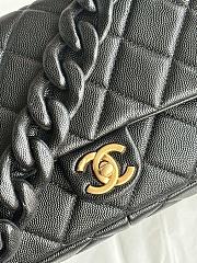 Fortok Chanel 24P Thick Chain Bag Black 23x15x5cm - 4