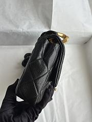 Fortok Chanel 24P Thick Chain Bag Black 23x15x5cm - 3