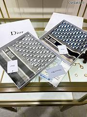 Fortok Dior Silk Square Scarf Blue 70x70cm - 2