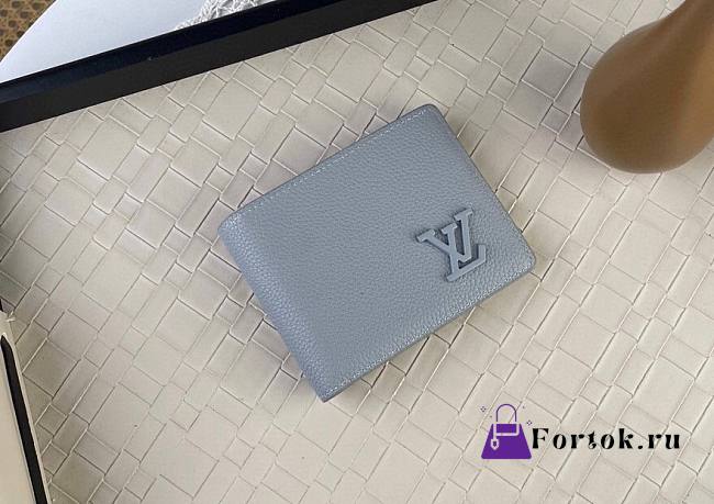 Fortok Louis Vuitton Multiple Wallet Grey M81026 11.5x9x1.5cm - 1