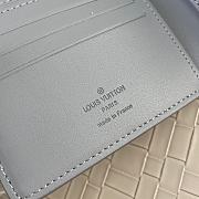 Fortok Louis Vuitton Multiple Wallet Grey M81026 11.5x9x1.5cm - 2