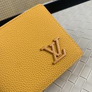 Fortok Louis Vuitton Multiple Wallet Dark Yellow M81820 11.5x9x1.5cm - 3