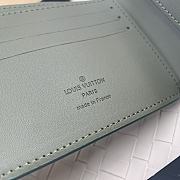  Fortok Louis Vuitton Multiple Wallet Khaki Green M81734 11.5x9x1.5cm  - 2