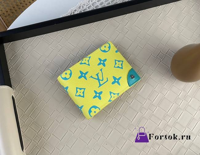 Fortok Louis Vuitton Slender Wallet Yellow M82004 11x8.5x2cm - 1