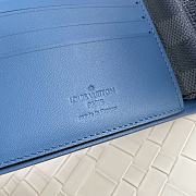 Fortok Louis Vuitton Multiple Wallet  Black & Blue N64434 11.5x9x1.5cm - 2