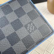 Fortok Louis Vuitton Multiple Wallet  Black & Blue N64434 11.5x9x1.5cm - 3