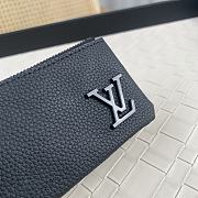 Fortok Louis Vuitton Key Pouch Black M81031 12x7x1.5cm - 2