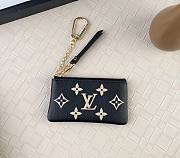 Fortok Louis Vuitton Key Pouch Biocolor Monogram Empreinte M80885 12x7x1.5cm - 1