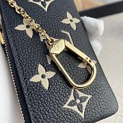 Fortok Louis Vuitton Key Pouch Biocolor Monogram Empreinte M80885 12x7x1.5cm - 3