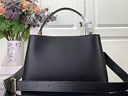 Fortok Louis Vuitton Capucines Large Handbag Black M24067 38x16x23cm  - 3