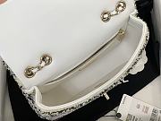 Fortok Chanel Chanel 24S Colorful Striped Sequins Flap Bag 20cm - 6