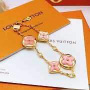 Fortok Louis Vuitton Pink Old Flower Bracelet Gold - 2