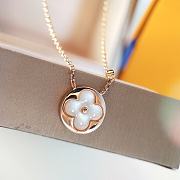 Fortok Fortok Louis Vuitton Round Natural White Pearl Necklace in Rose Gold - 6