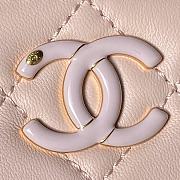 Fortok Chanel 24S Waist Bag Pink Double C Enamel Buckle AS4113 27cm - 6