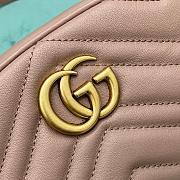 Fortok Gucci GG Marmont Matelasse Belt Bag Beige 476434 18x11x5cm - 5