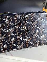 Fortok Goyard Saint-Gabriel Wallet Black 12×2.5×9.3cm - 5