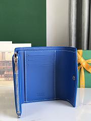 Fortok Goyard Saint-Gabriel Wallet Blue 12×2.5×9.3cm - 5