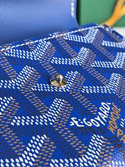 Fortok Goyard Saint-Gabriel Wallet Blue 12×2.5×9.3cm - 3