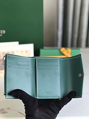 Fortok Goyard Saint-Gabriel Wallet Green 12×2.5×9.3cm - 4
